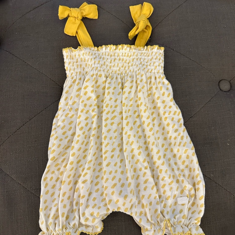 Yellow Baby Romper